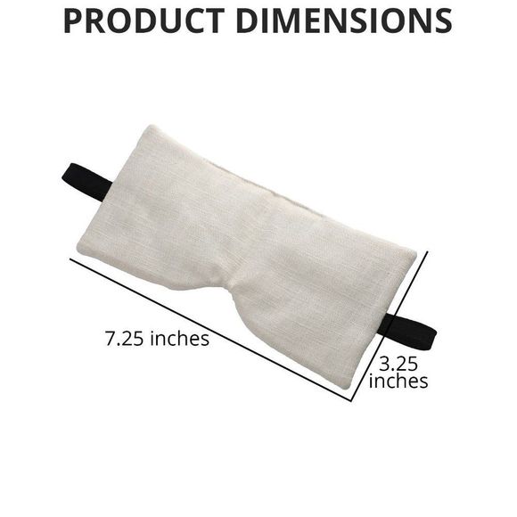 Eye Pillow With Pockets & Removable Crystal For Eye Rejuvenation Cotton - Picture 5 of 7